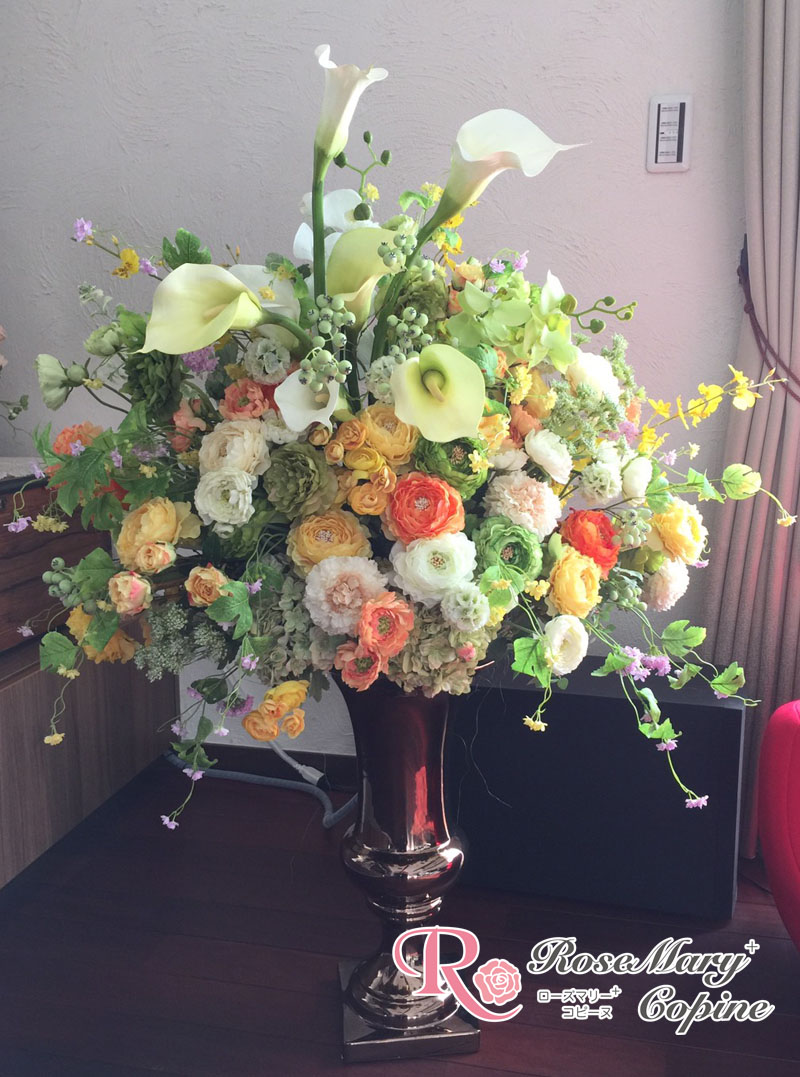 御前上等造花 造花 大型 アーティフィシャルフラワー アーティシャルフラワー 祝賀会 造営祝賀会 開院祝賀会 開店祝賀会 差し上げ物 差し上げ物 購入注文 artf-011