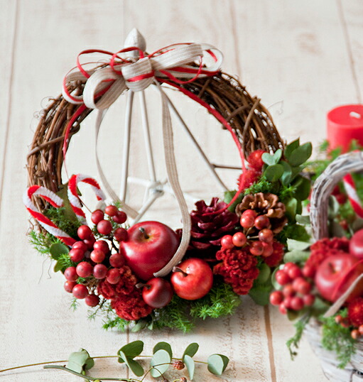 楽天市場】クリスマスリース 手作りキット 【松ぼっくりのスワッグ