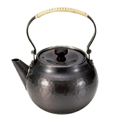 楽天市場】ケトル 湯沸し 銅 鎚目湯沸し 2リットル 黒銅仕上げ 送料