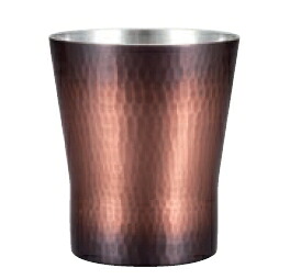 手打ち焼酎カップ（小）　銅　純銅鎚目焼酎カップ　新光堂　COPPER100　新光金属｜銅のおみせ