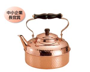 楽天市場】新光堂 COPPER100 純銅 黒銅仕上げ 鎚目湯沸し 2.3L