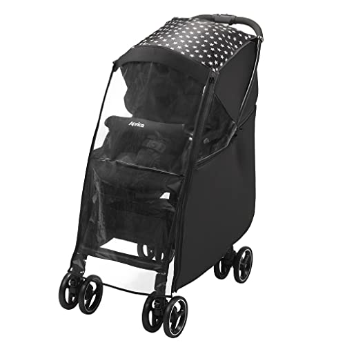 Aprica(アップリカ) ベビーカー用レインカバー 雨の日に色が変わるマルチレインカバー ラクーナ、ルンルン、カルーンエアー対応 (ホ