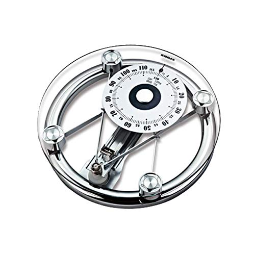 市場 フェリモア 体重測定 ガラス製 アナログ表示 アナログ体重計 円型