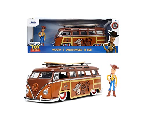 JADA TOYS 1/24 ワーゲン バス 1962 ウッディ フィギア トイストーリー TOY STORY 33176 [並行輸入品]画像