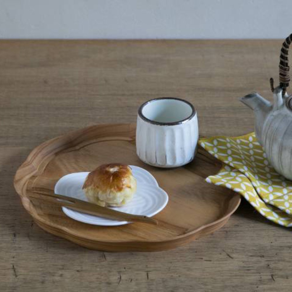 楽天市場】輪花盆 小 四十沢木材工芸 石川県 輪島 お盆 お皿 国産