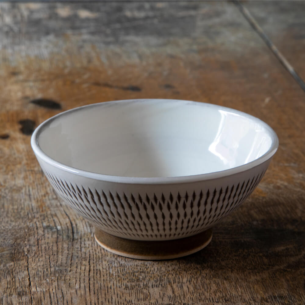 楽天市場】粉引平飯碗 大 230g 奥田誠二 信楽焼 伝統工芸 白 日本製