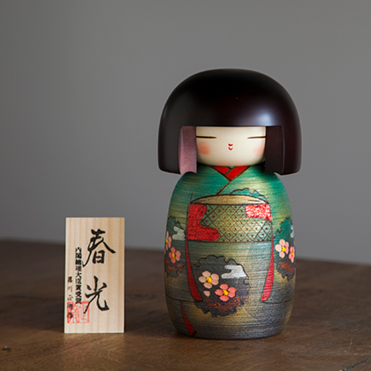 楽天市場 こけし 春光 Kokeshi Japanese Doll Traditionl こけし コケシ 日本 人形 伝統 和 和雑貨 のレン