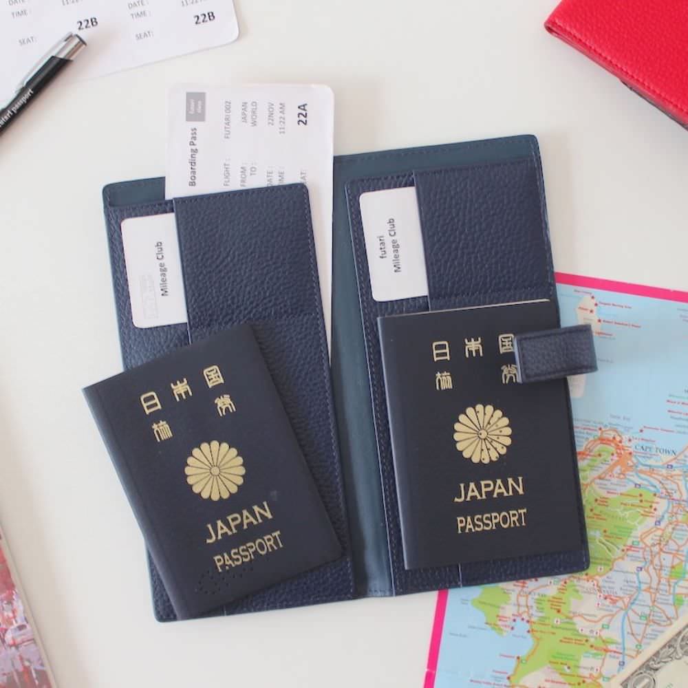 futari passport (Ocean Navy) フタリパスポート 【御芽出度 差し上げ物 両親差し上げ物 渡航免状押しかぶせる】