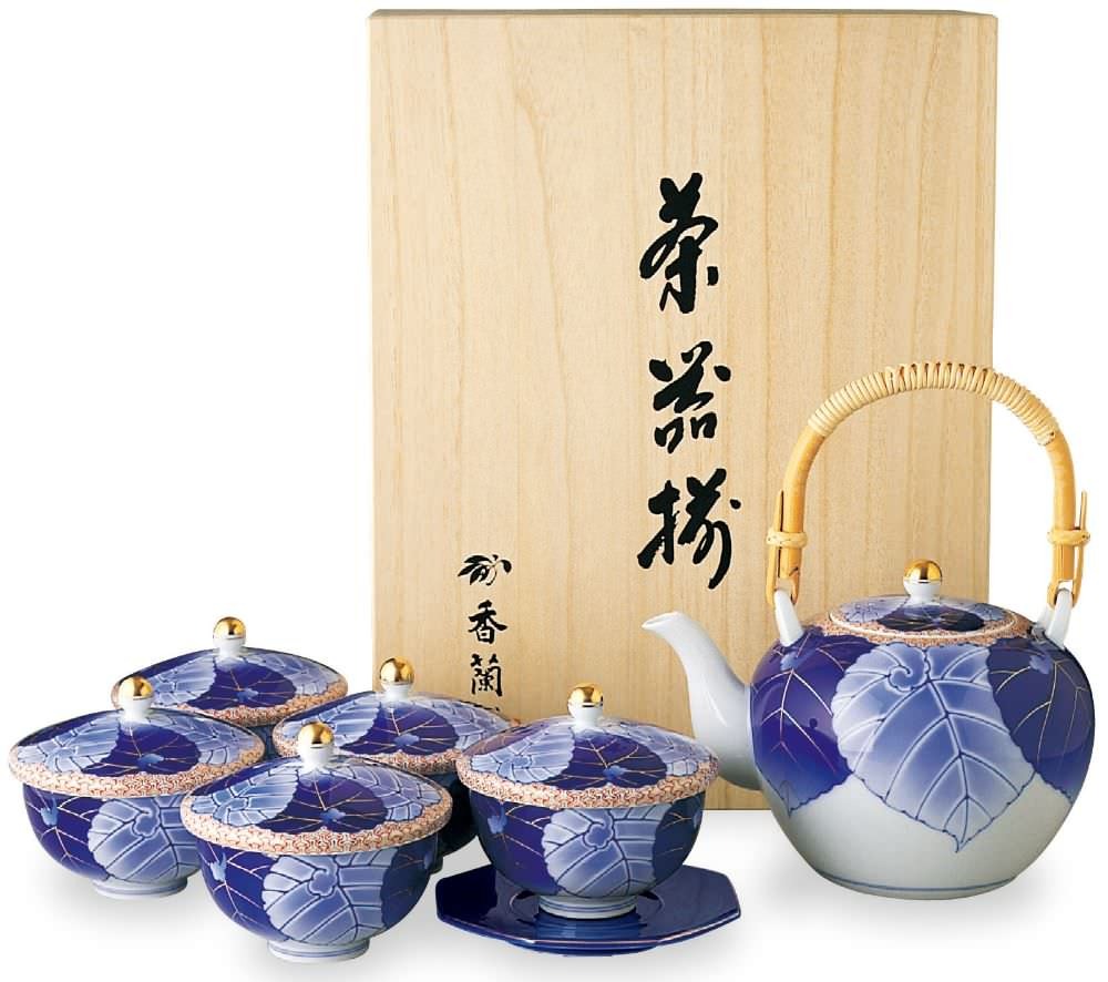 【父の日 差し上げ物 差し上げ物】(愁海棠)御膳上等茶器書き割り【御芽出度 差し上げ物 差し上げ物 食器類 湯呑み】【差し上げ物 畏まり 卒 はいり込む 入社祝い事 】