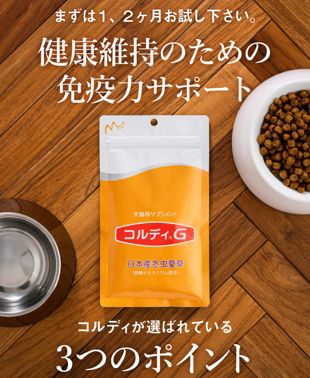 モデル着用＆注目アイテム 犬 猫 サプリ 犬用 猫用 サプリメント 免疫力 免疫 の健康を維持 老犬 老猫 シニア ねこ いぬ ネコ 元気度 高める  うさぎ 兎 ペット ペット用 コルディ 冬虫夏草 パウダー 粉末 コルディＧ100g 5本セット fucoa.cl