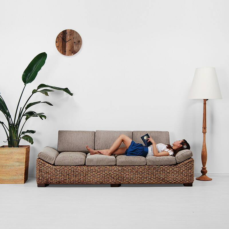 楽天市場】【在庫有即納】送料無料 ウォーターヒヤシンス・ソファ