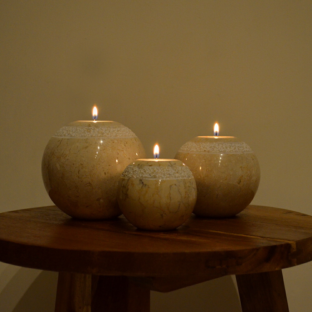 【楽天市場】送料無料 天然大理石 マーブル・ボウルキャンドルホルダー《コタ》Lサイズ 単体販売 天然 大理石 石 ストーン キャンドルスタンド