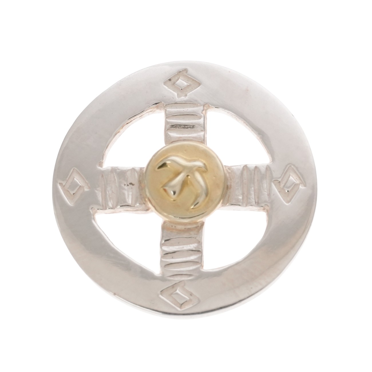 楽天市場】goro's ゴローズ 金メタル付きメディスンホイール K18付SV