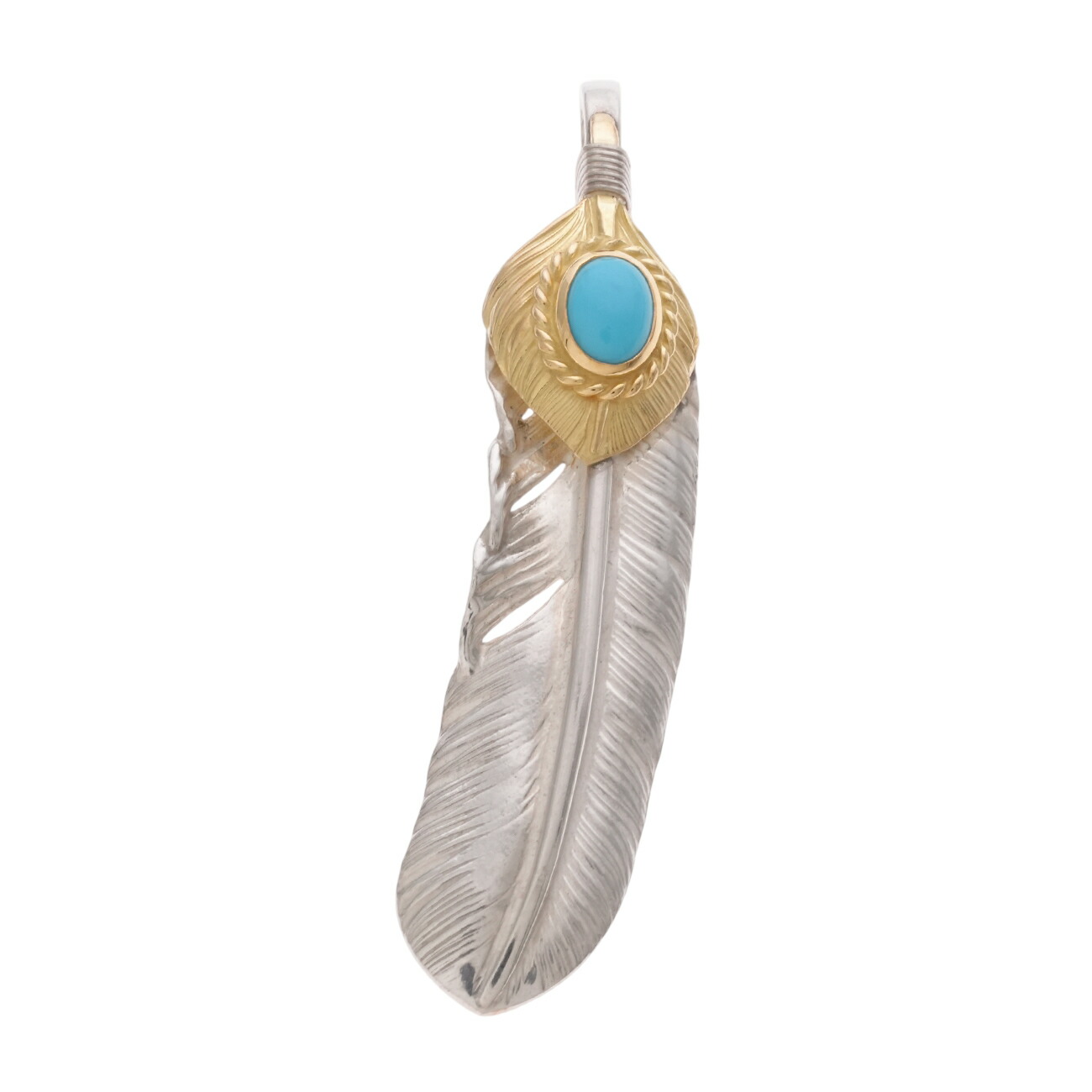 楽天市場】ゴローズ goro's 現行上銀金縄TQ特大フェザー(右)グリーン