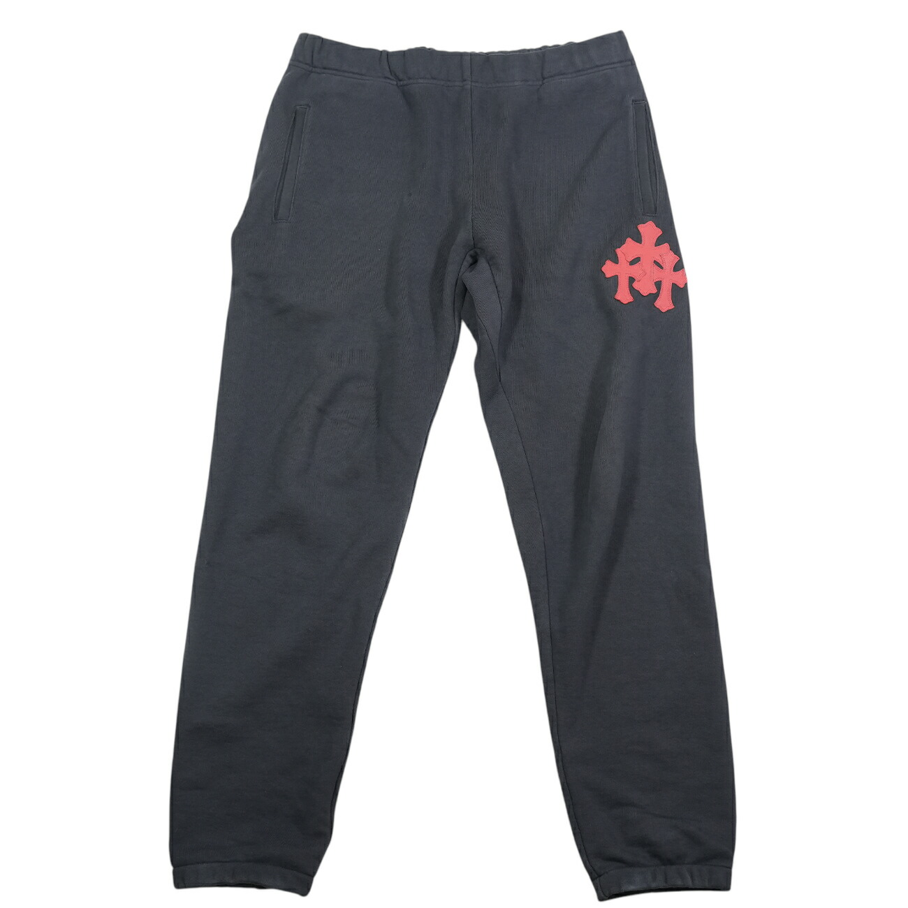 クロムハーツ クロス　スエットパンツ　Mサイズ 新品CHROME HEARTS クロムハーツ スウェットパンツ クロスグレー