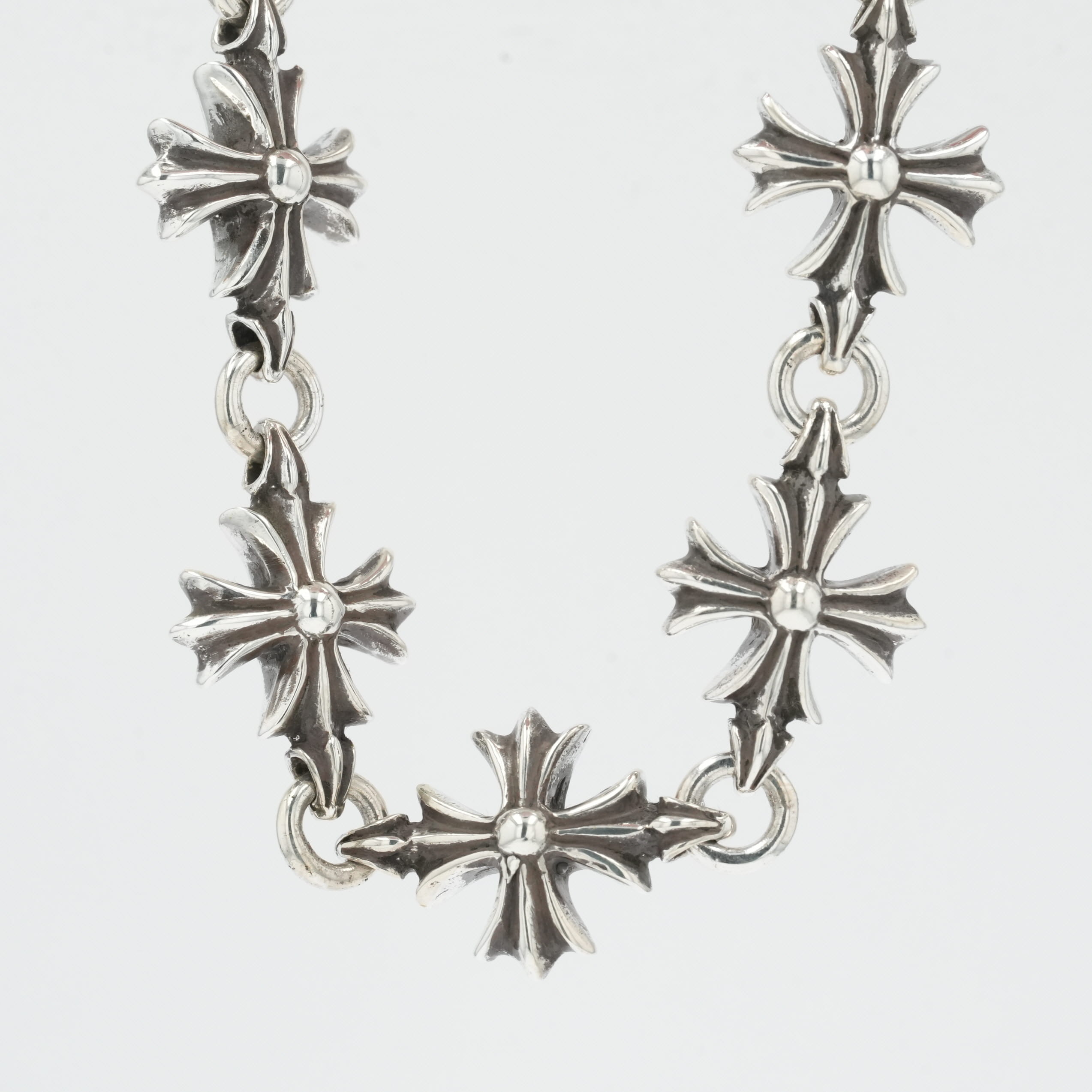 楽天市場】クロムハーツ【Chrome Hearts】チェーンレザーブレスレット