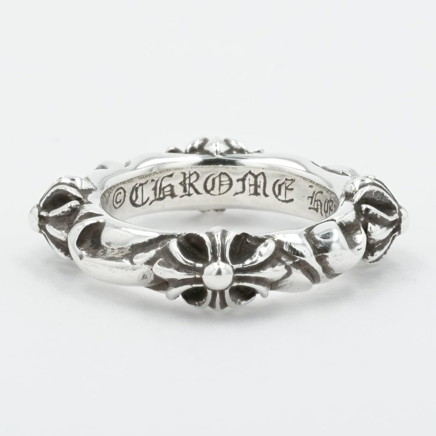 CHROME HEARTS クロムハーツ　リング10号 楽天市場】クロムハーツ リング CHプラス バンド 10mm CHROME HEARTS
