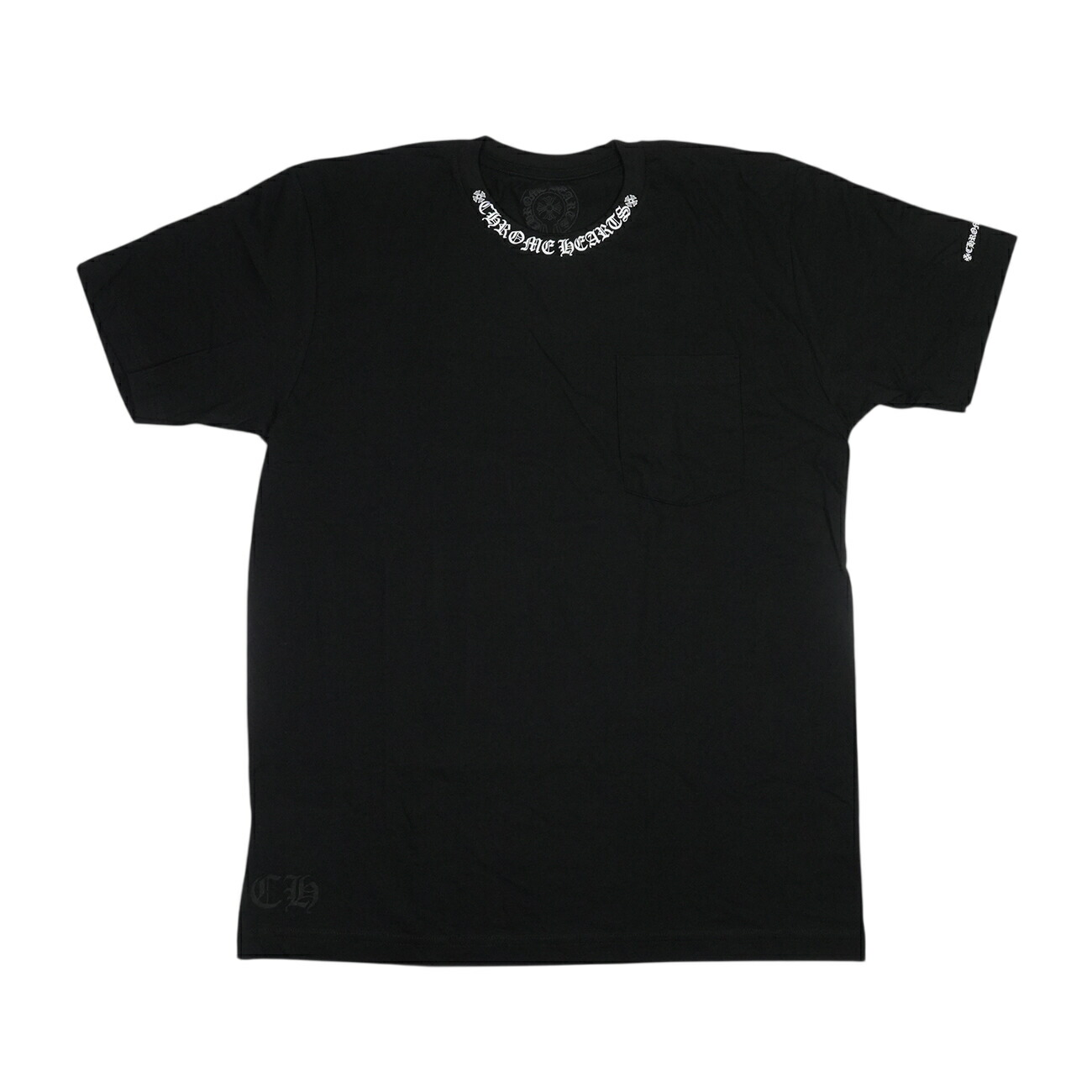 CHROME HEARTS ロゴ Tシャツ ブラック t10063_1.jpg