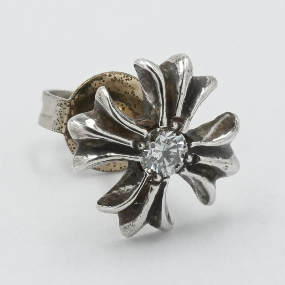 楽天市場】クロムハーツ ピアス スタッド BSフレア ラージ CHROME