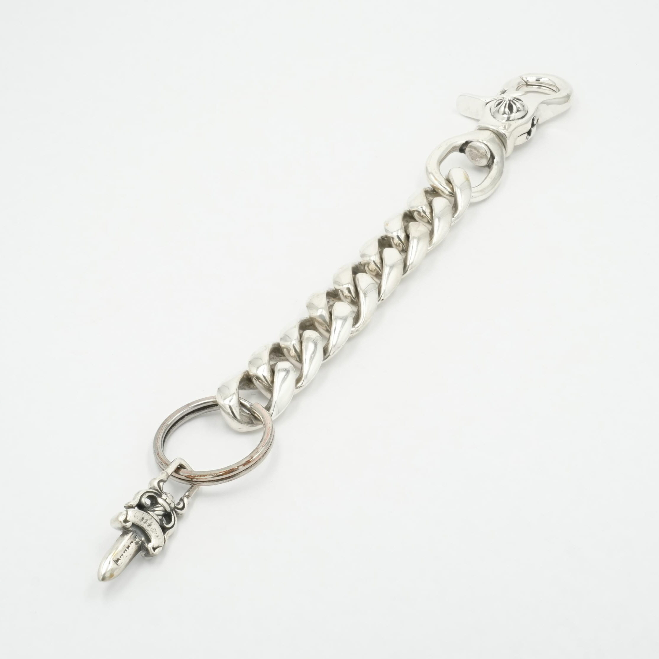 楽天市場】CHROME HEARTS CLASSIC LINK KEY RING CLIP W/ DAGGERクロム