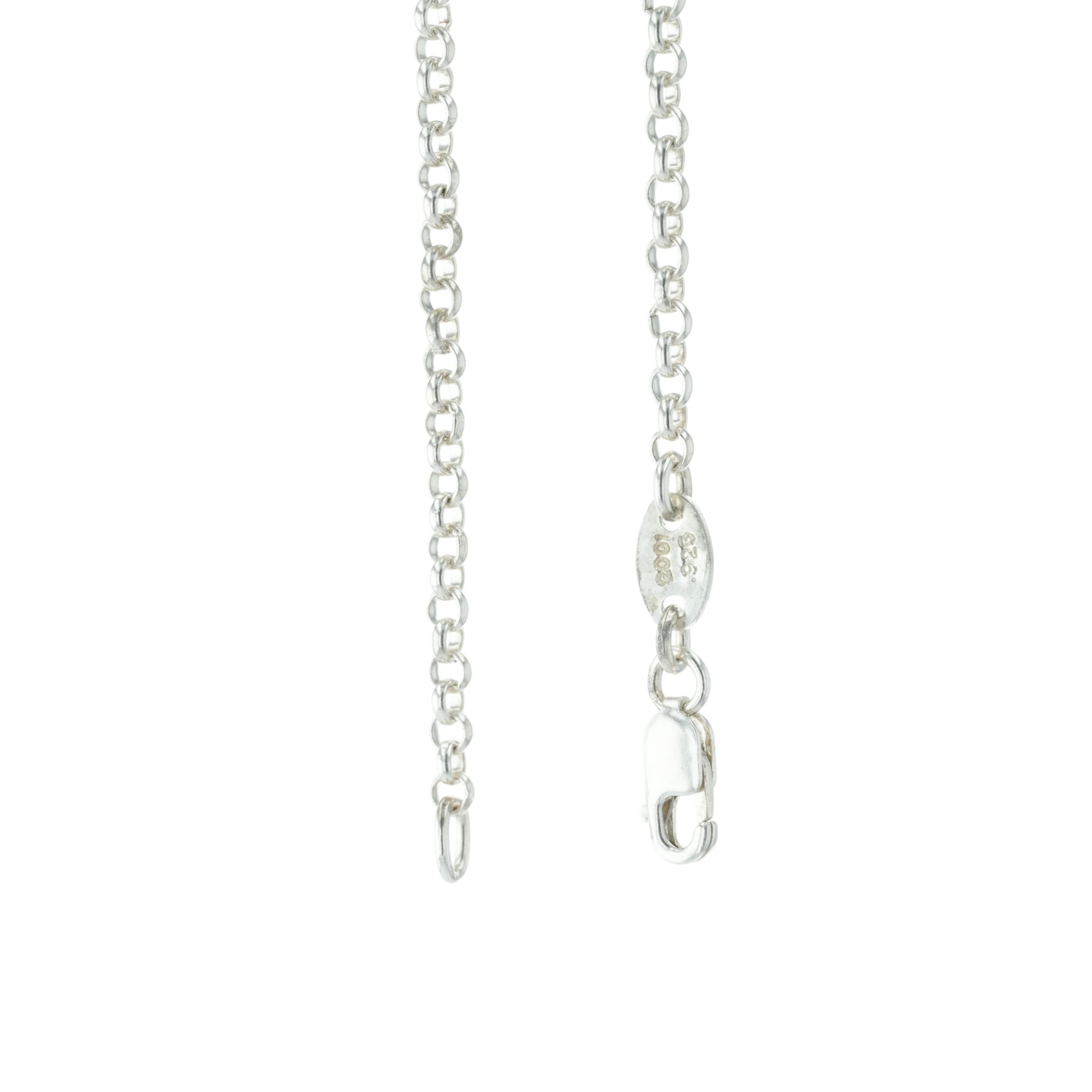 クロムハーツ(chrome hearts) ロールチェーン 18in R18 NECK CHAIN 【しろがね色首飾り チェーン店】 付属品 しろがね色925 メンズ レディース 一般受け 置き目品 中古