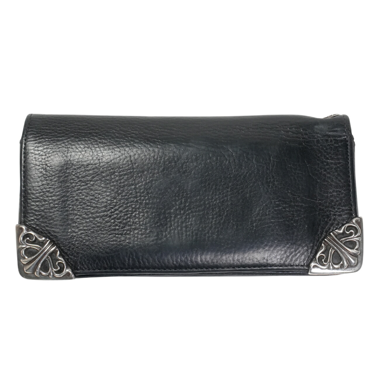 クロムハーツ(chrome hearts) シングルフォールド SINGLE FOLD 【しろがね色長金入れ】 中古