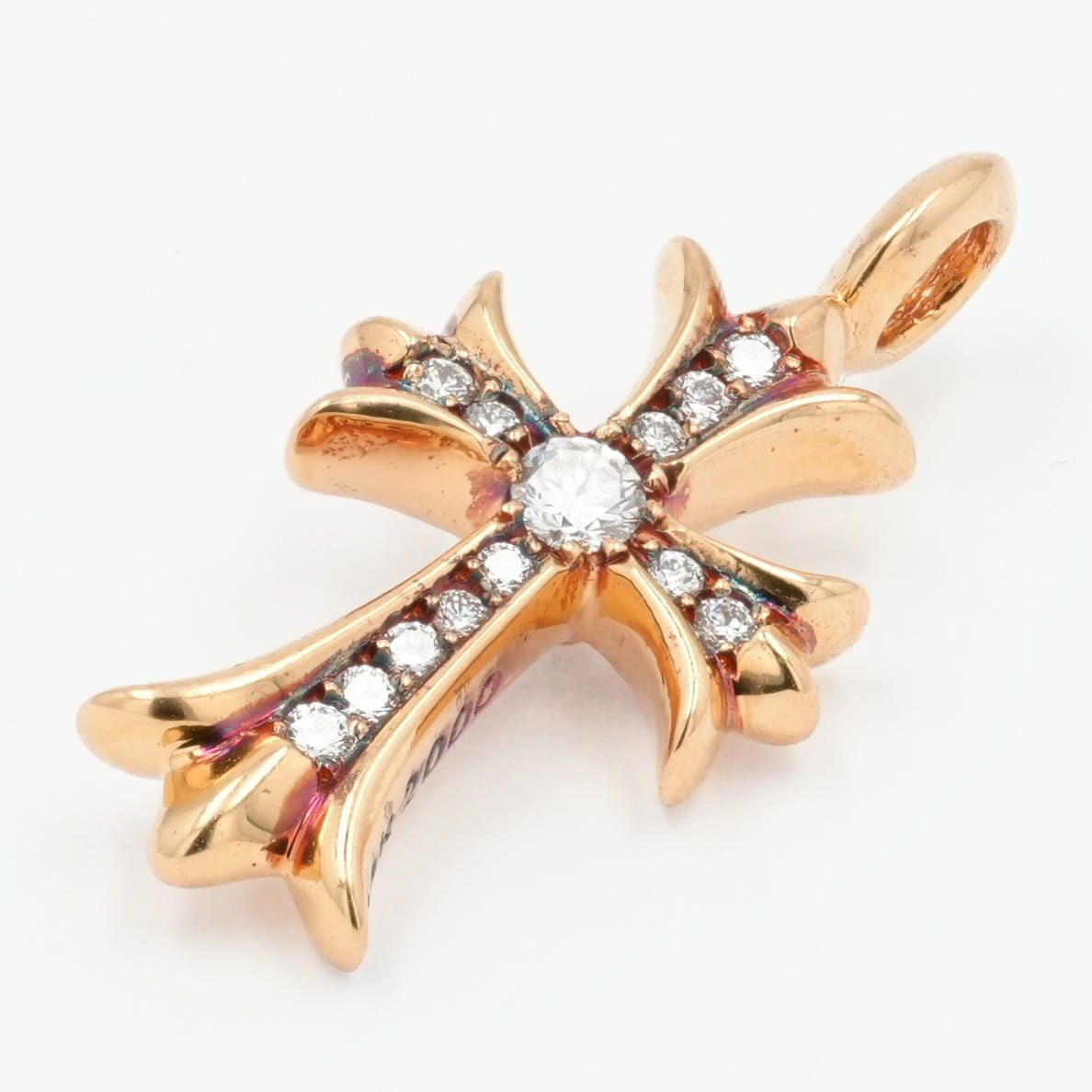 楽天市場】CHROME HEARTS 22K TINY E CROSS DOUBLE SIDE DIAMOND