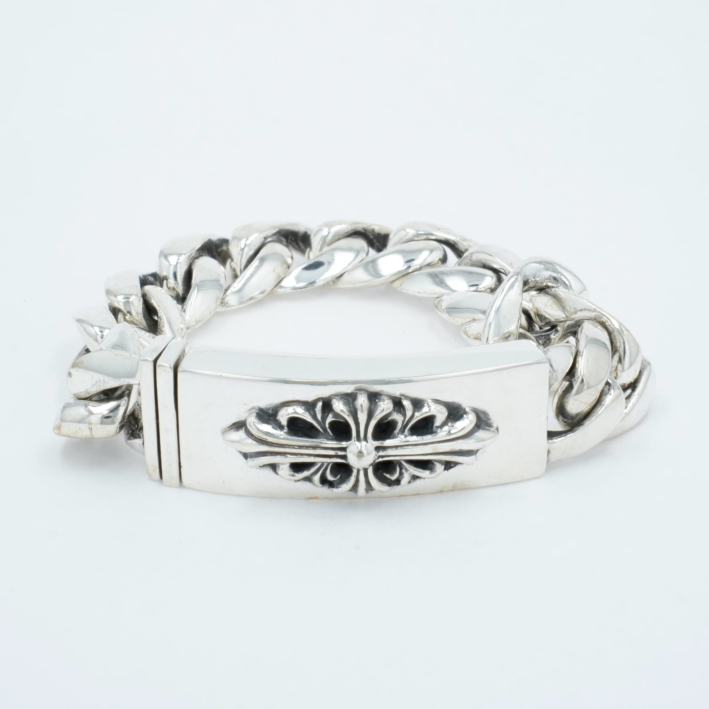 楽天市場】クロムハーツ IDブレスレット FUCK／クラシックチェーン