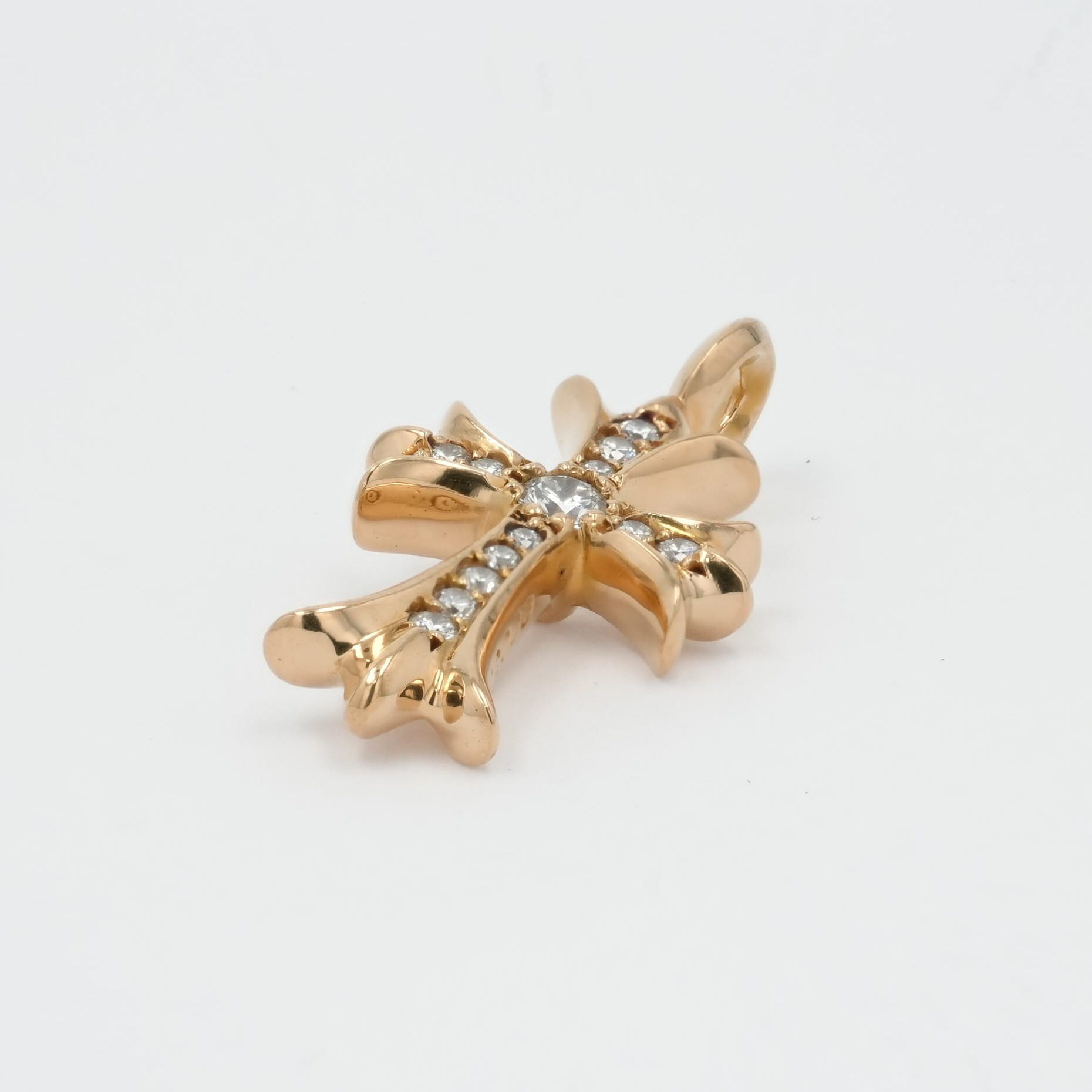 楽天市場】CHROME HEARTS 22K TINY E CROSS DOUBLE SIDE DIAMOND