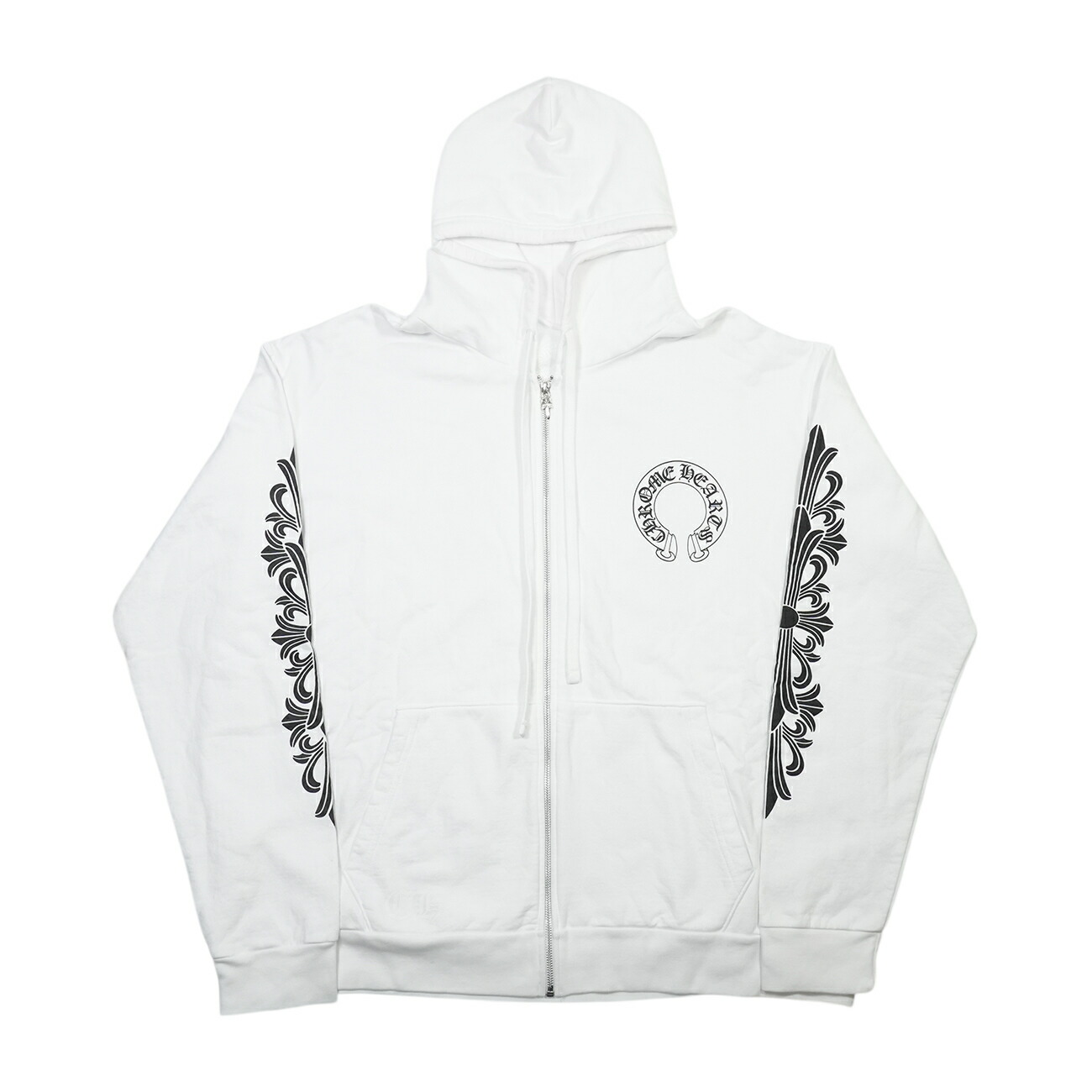 CHROME HEARTS CH+モノグラムプリントジップパーカーwhite 楽天市場】CHROME HEARTSクロムハーツCH+モノグラムプリントプル