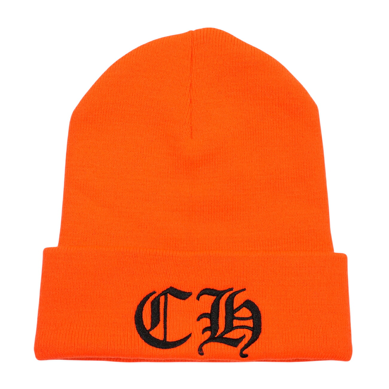 クロムハーツ(chrome hearts) CH刺繍 【ニット帽/ビーニー/WATCH CAP】【オレンジ】【新品】 SIZE:ONE|CORNER ONLINESTORE