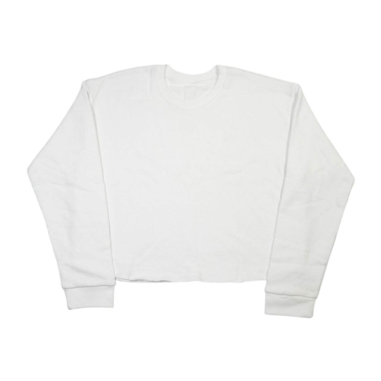 【マラソン中8%OFFクーポン！】クロムハーツ(chrome hearts) Y NOTCHプラスジャガード総柄 【スウェット】【ホワイト】【新品】 SIZE:M
