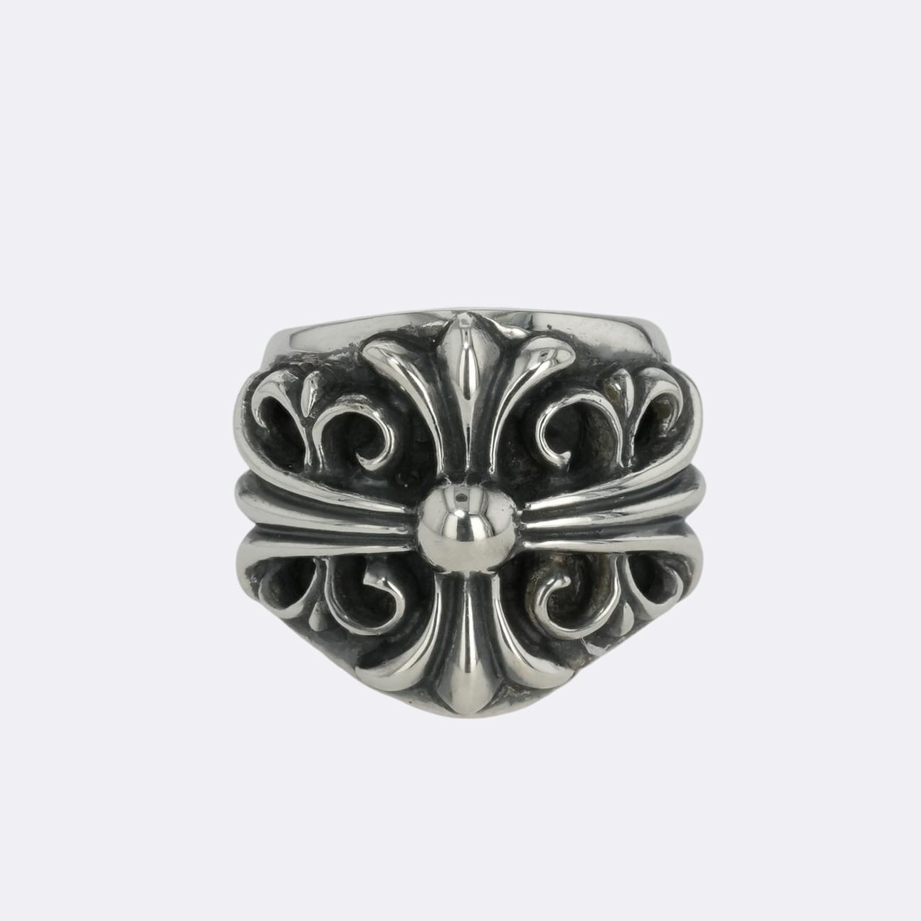 【マラソン中8%OFFクーポン！】クロムハーツ(chrome hearts) キーパー KEEPER【シルバーリング】 13号