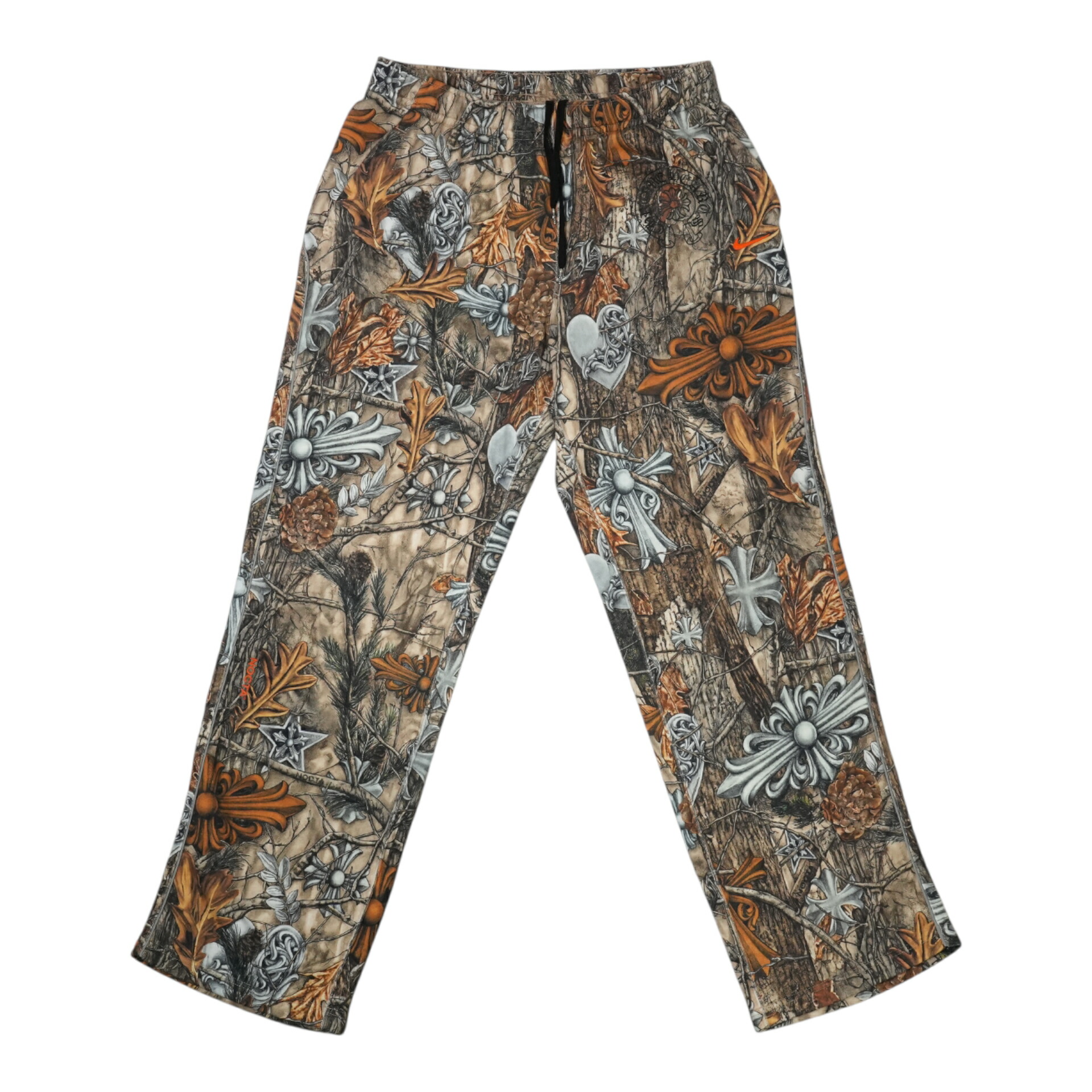 クロムハーツ(chrome hearts) ×ナイキ ノクタ ドレイク NIKE NOCTA DRAKE 【ホースシューバックプリント総柄スウェットパンツ】【家鴨フラ】【新品】 SIZE:XL