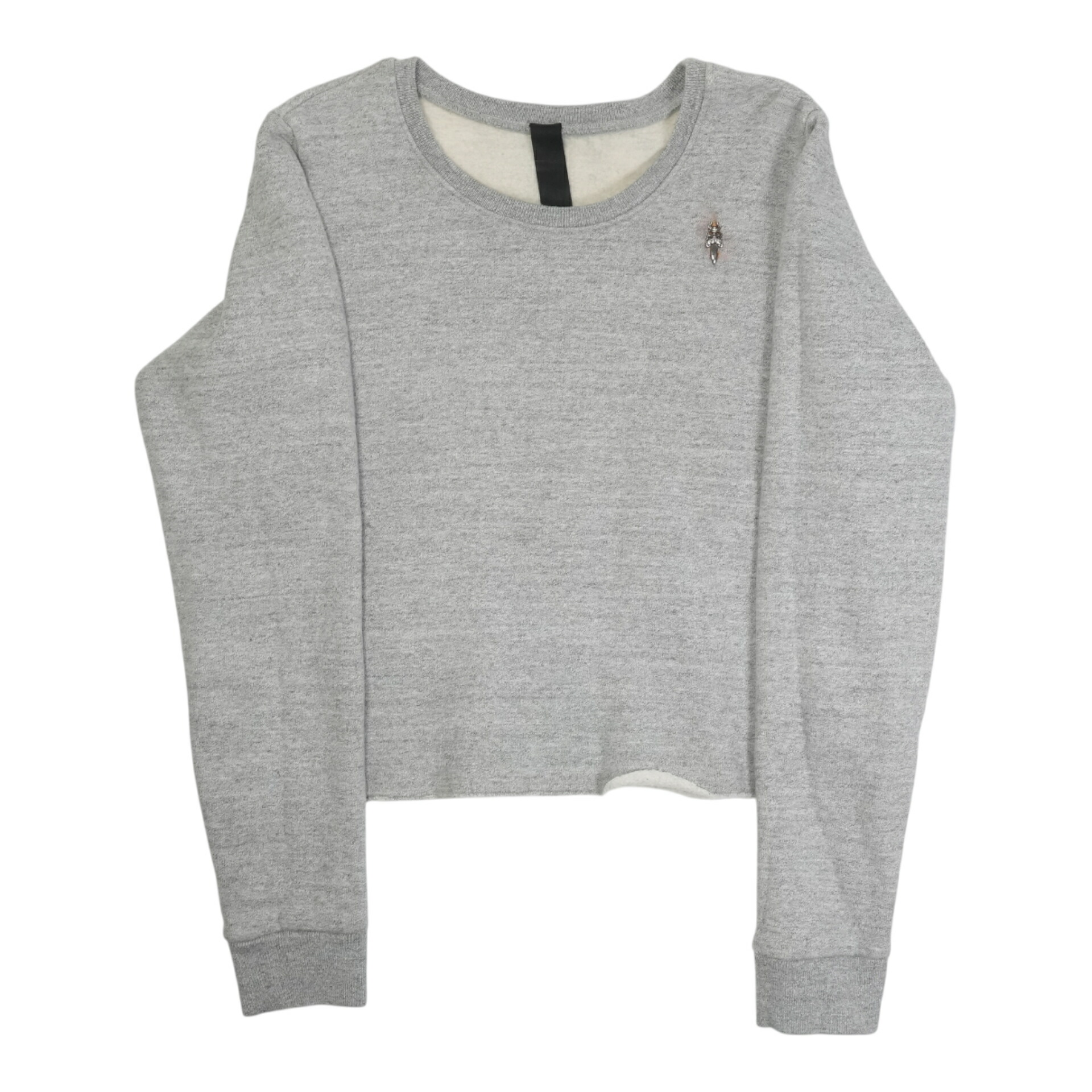 クロムハーツ(chrome hearts) Y NOTなめし革継ぎ切れ 【汗水】【薄墨色】 SIZE:L 中古