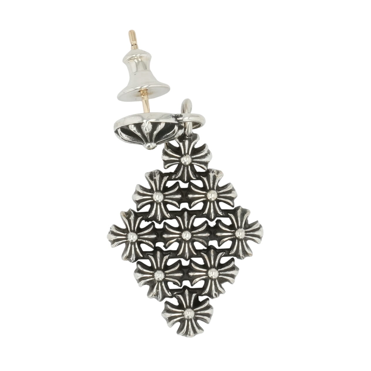 クロムハーツ(chrome hearts) チェーン店電子メール CHAIN MAIL 【しろがね色ピアス】 中古
