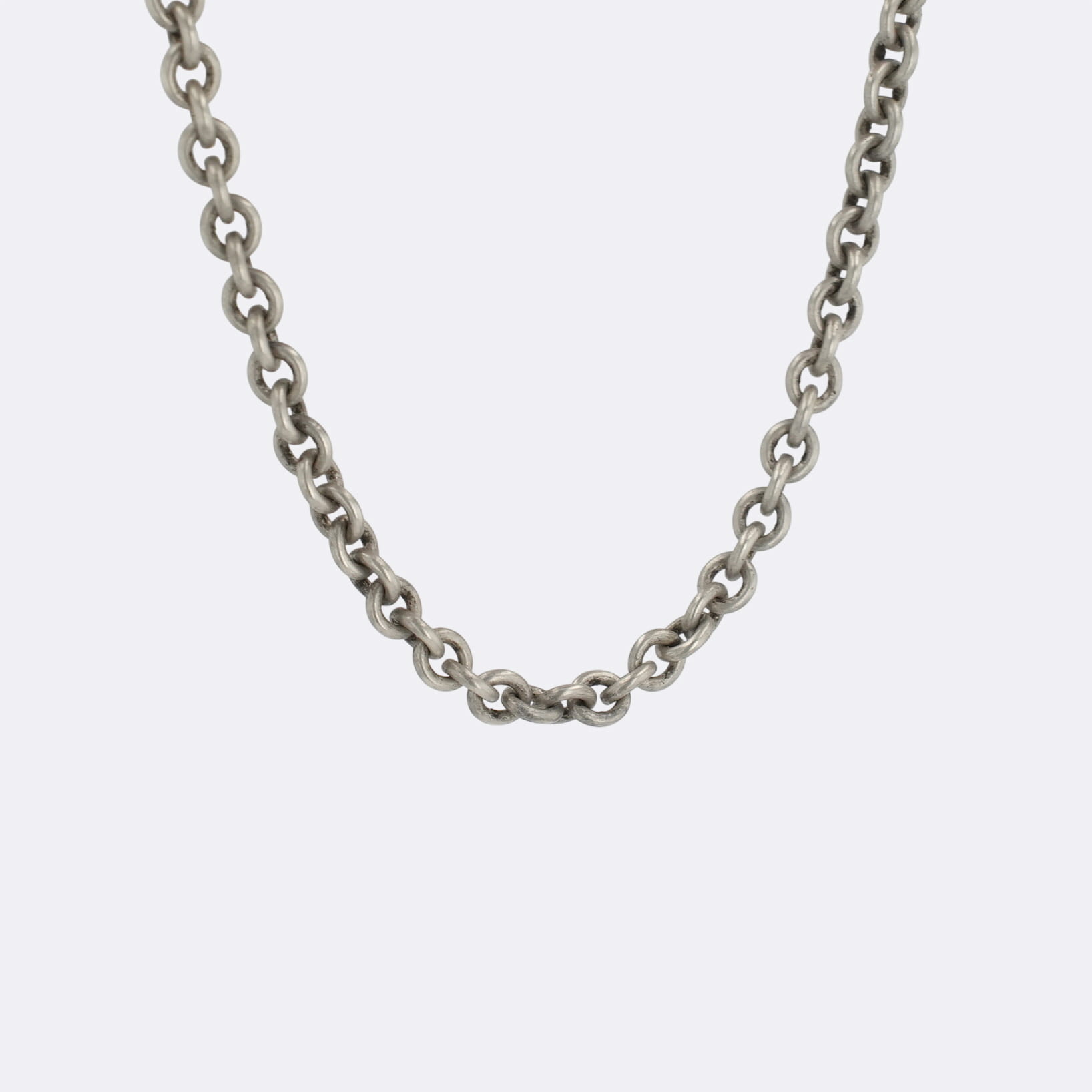 【マラソン中8%OFFクーポン！】クロムハーツ(chrome hearts) NEチェーン 20インチ NE20 NECK CHAIN 【シルバーネックレス チェーン】 中古