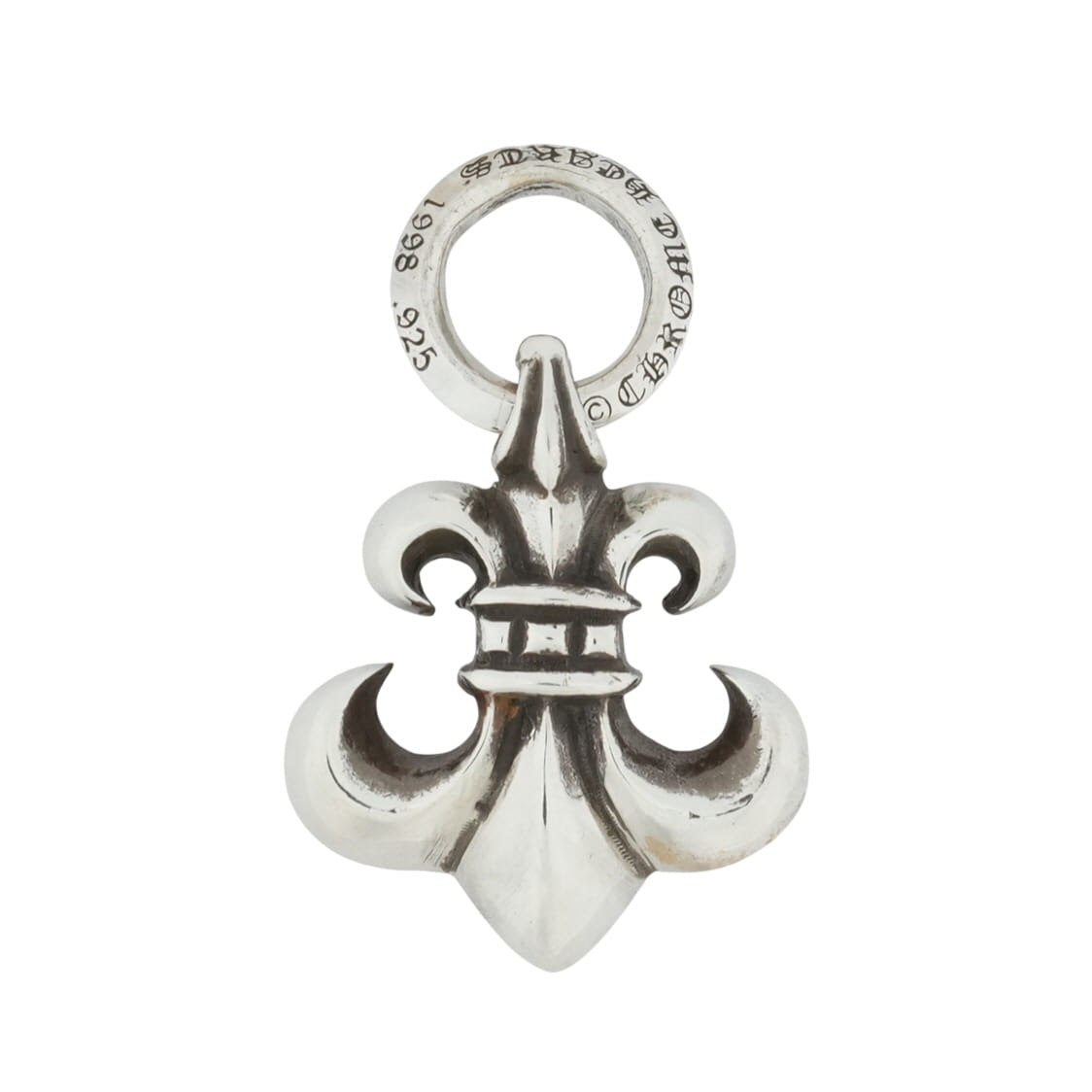 【マラソン中8%OFFクーポン！】クロムハーツ(chrome hearts) BSフレア BS FLUER 【シルバーネックレストップ チャーム】 中古