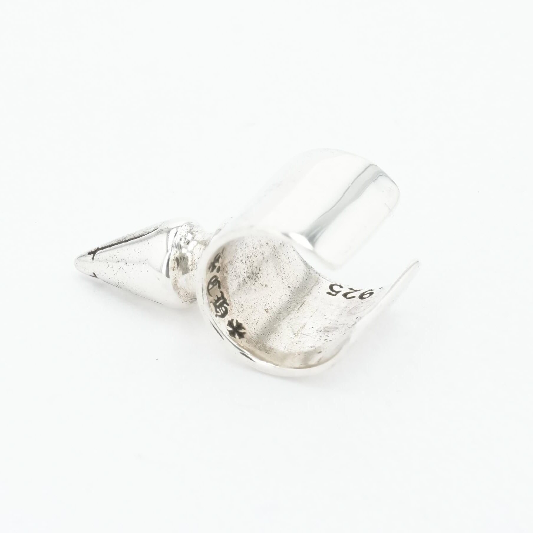 クロムハーツ(chrome hearts) スパイク SPIKE 【しろがね色ピアス 折り返し】 中古