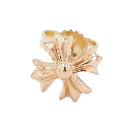 【マラソン中8%OFFクーポン！】クロムハーツ(chrome hearts) 22K CHプラススタッド CH PLUS STUD 【ゴールドピアス】