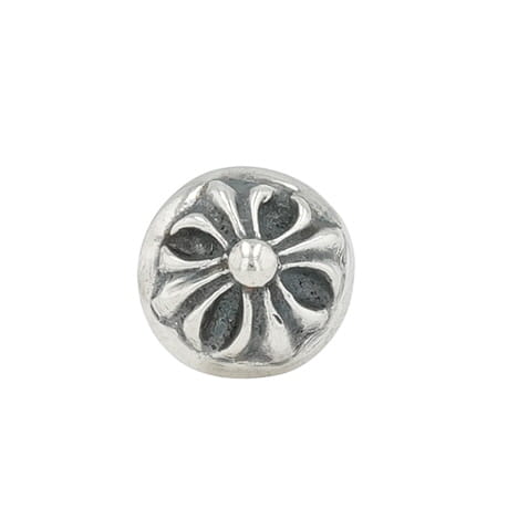 クロムハーツ(chrome hearts) クロスボールスタッド CROSS BALL STUD 【しろがね色ピアス】添え物 しろがね色925 メンズ レディース 一般受け 定まり品 中古
