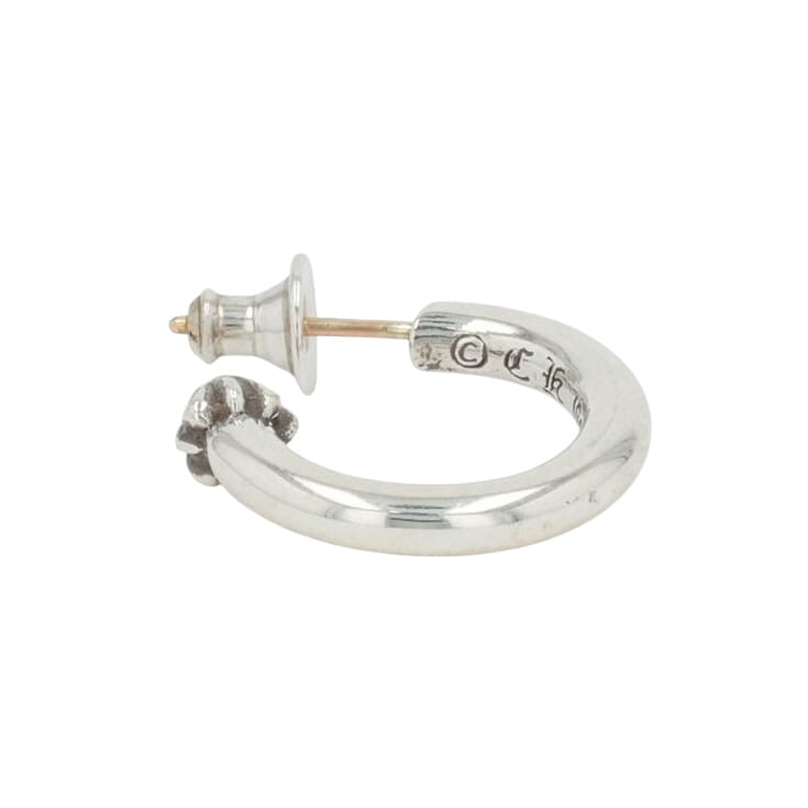 クロムハーツ(chrome hearts) プレーンフープ PLAIN HOOP 【しろがね色ピアス】佩び物 しろがね色925 メンズ レディース 一般受け 置き目品 中古