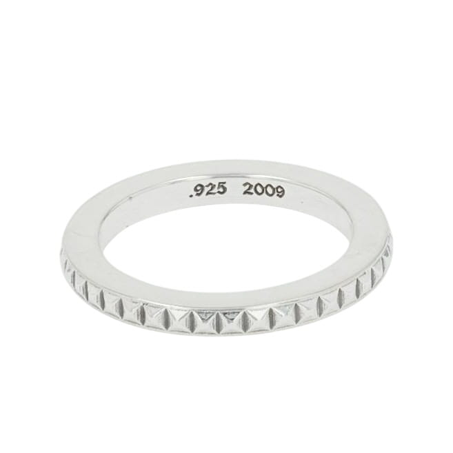 クロムハーツ(chrome hearts) 17.5号 トゥルーファッキンパンク ジュビパンク TFP JVI PANK【しろがね色輪っか】付属物 しろがね色925 メンズ レディース 一般受け 定め事品 中古