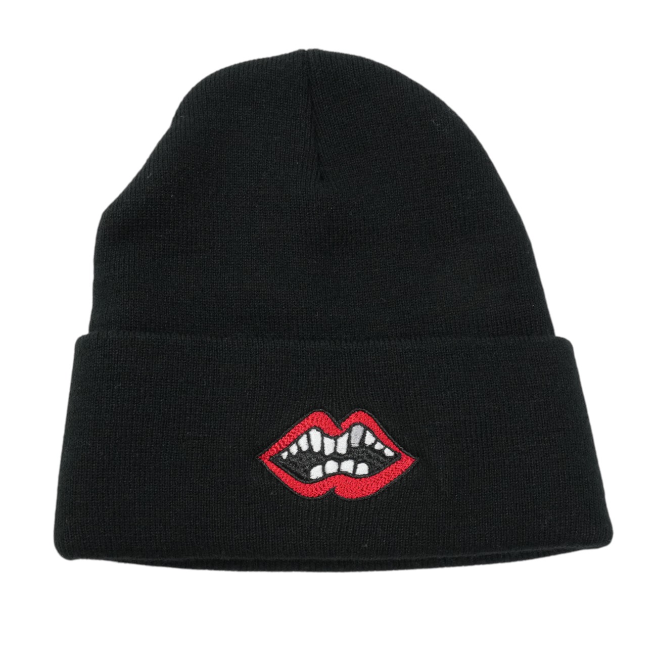 クロムハーツ(chrome hearts) チョンパー刺しゅう 【編み物帽/ビーニー】【黒いこと】【新品】 SIZE:ONE 付属物 しろがね色925 メンズ レディース 一般受け 定め事品 中古