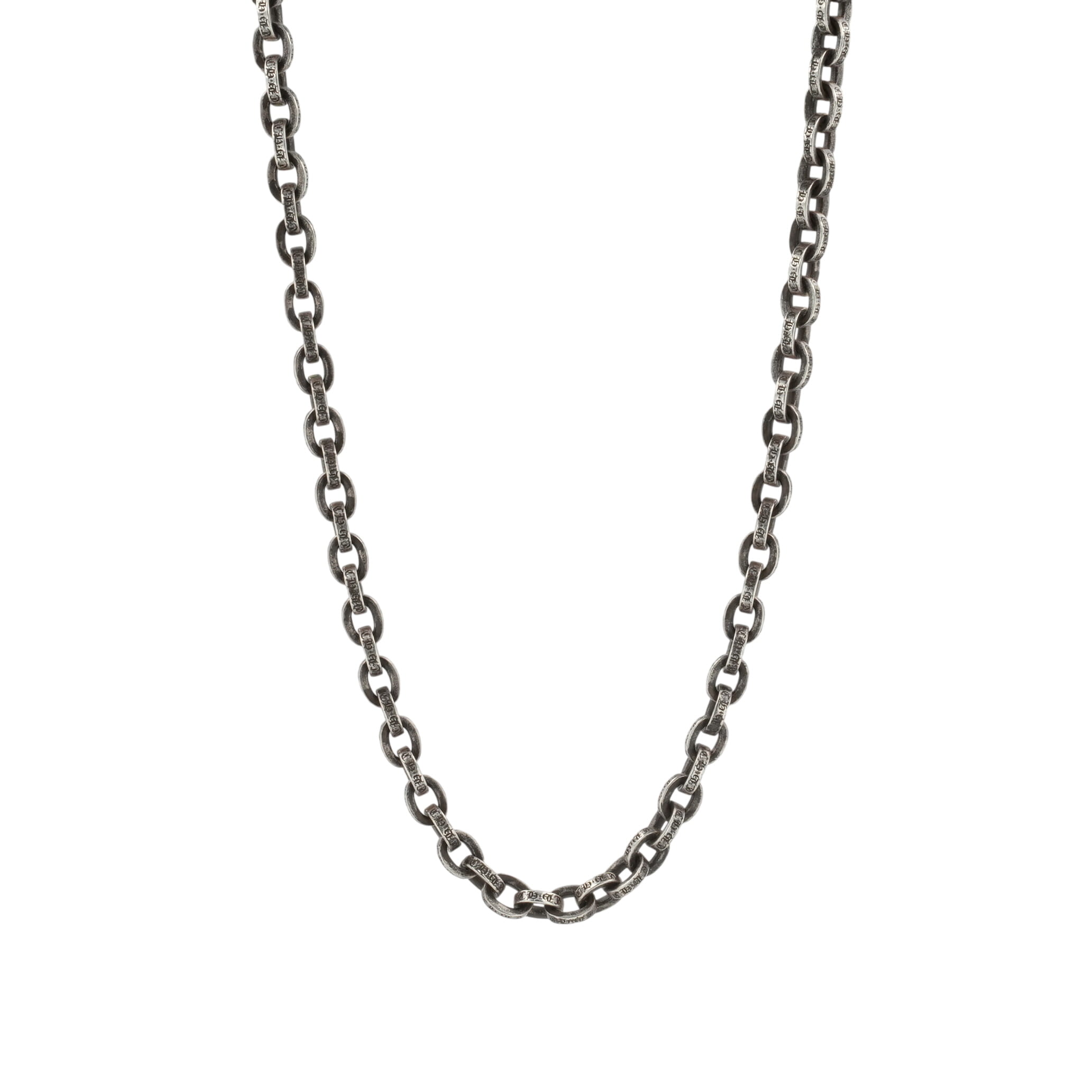 クロムハーツ(chrome hearts) 調査報告チェーン店 20in P20 PAPER CHAIN 【しろがね色首飾り チェーン店】