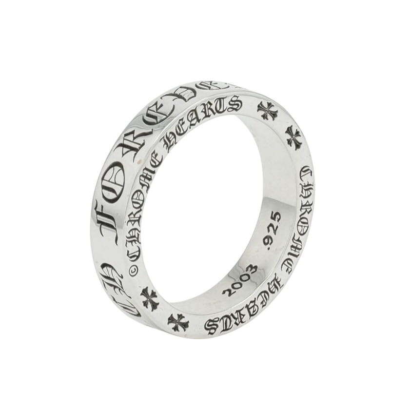 クロムハーツ CHROME HEARTS 27.5号 6粍スペーサー フォーエバー 6粍 SPACER FOREVER 【しろがね色輪っか】佩び物 しろがね色925 メンズ レディース 一般受け 置き目品 中古