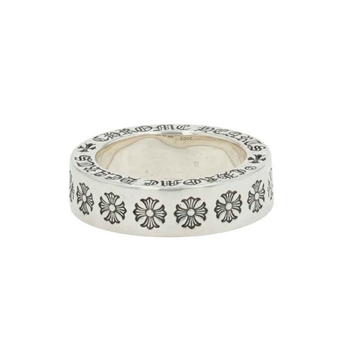 クロムハーツ CHROME HEARTS 11号 6粍スペーサー ファックユー 6粍 SPACER FUCK YOU【しろがね色輪っか】 佩び物 しろがね色925 メンズ レディース 一般受け 置き目品 中古