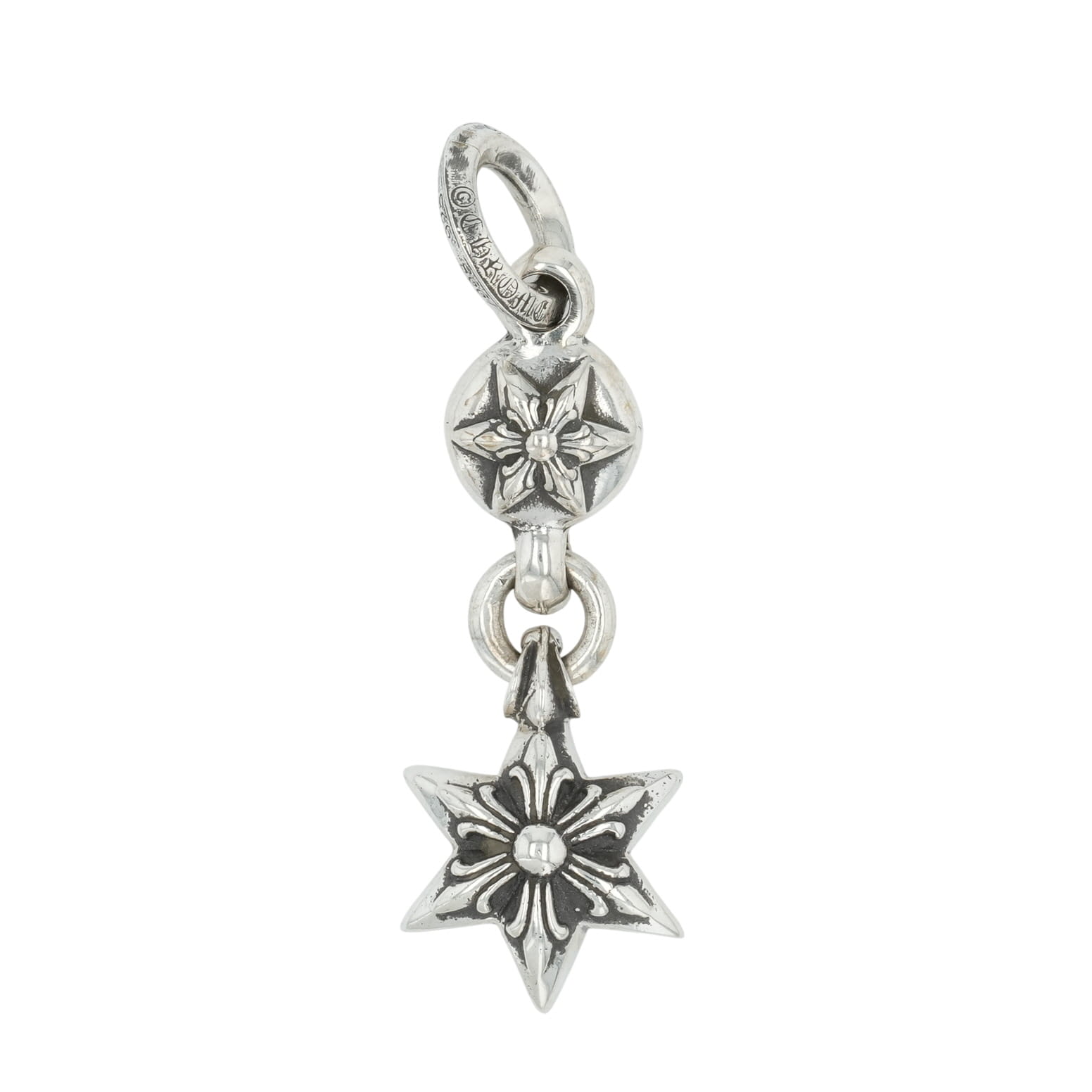 クロムハーツ(chrome hearts) 1どんぶり鉢はやりっ児 1BALL STAR 【しろがね色首飾りいの一番 惹きつける】 佩び物 しろがね色925 メンズ レディース 一般受け 置き目品 中古