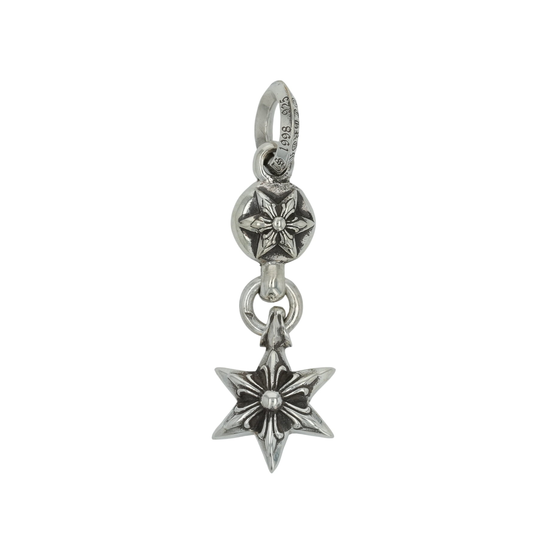 クロムハーツ(chrome hearts) 1どんぶり鉢はやりっ児 1BALL STAR 【しろがね色首飾りいの一番 惹きつける】 佩び物 しろがね色925 メンズ レディース 一般受け 置き目品 中古