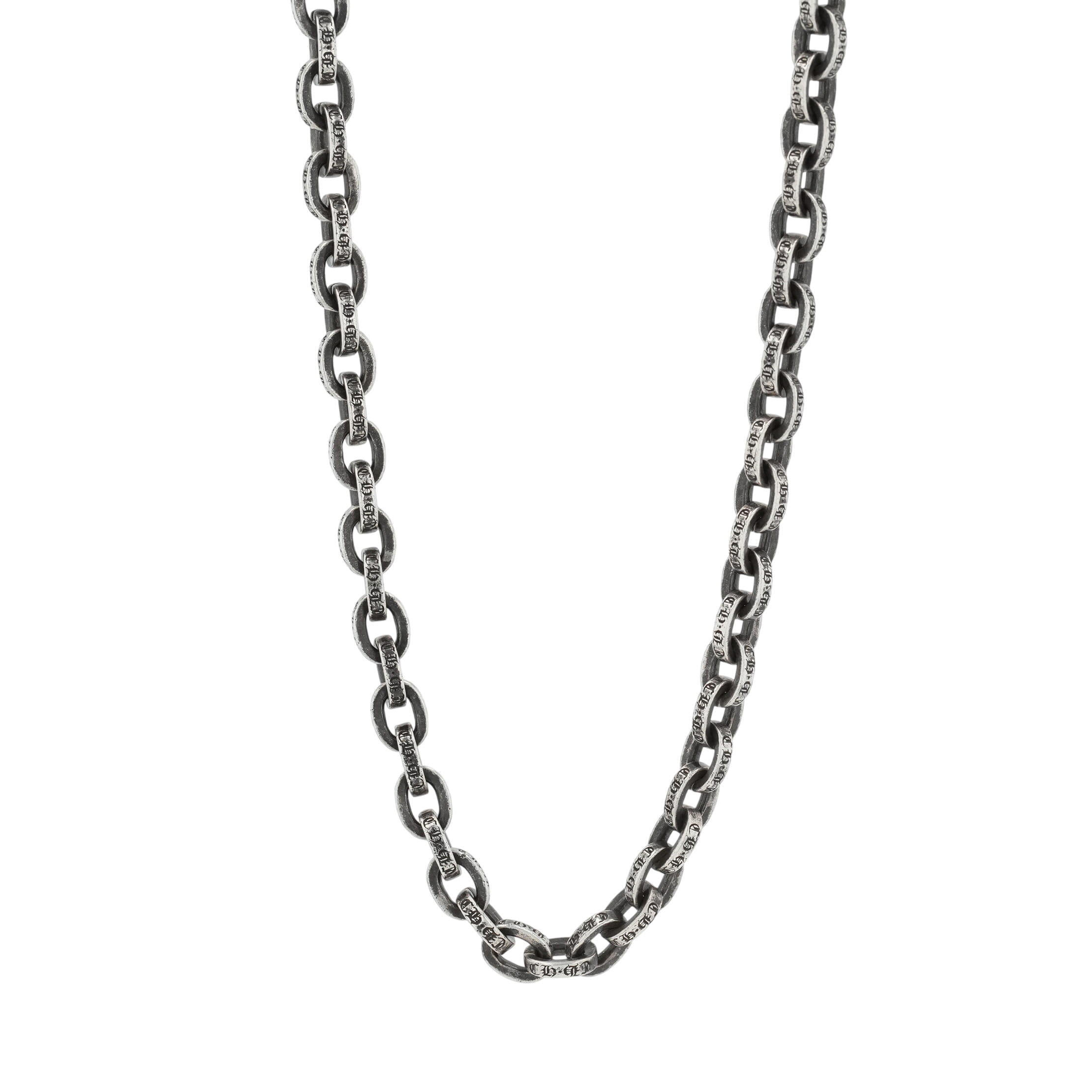 クロムハーツ(chrome hearts) 調査報告チェーン店 30in P30 PAPER CHAIN 【しろがね色首飾り チェーン店】 佩び物 しろがね色925 メンズ レディース 一般受け 置き目品 中古